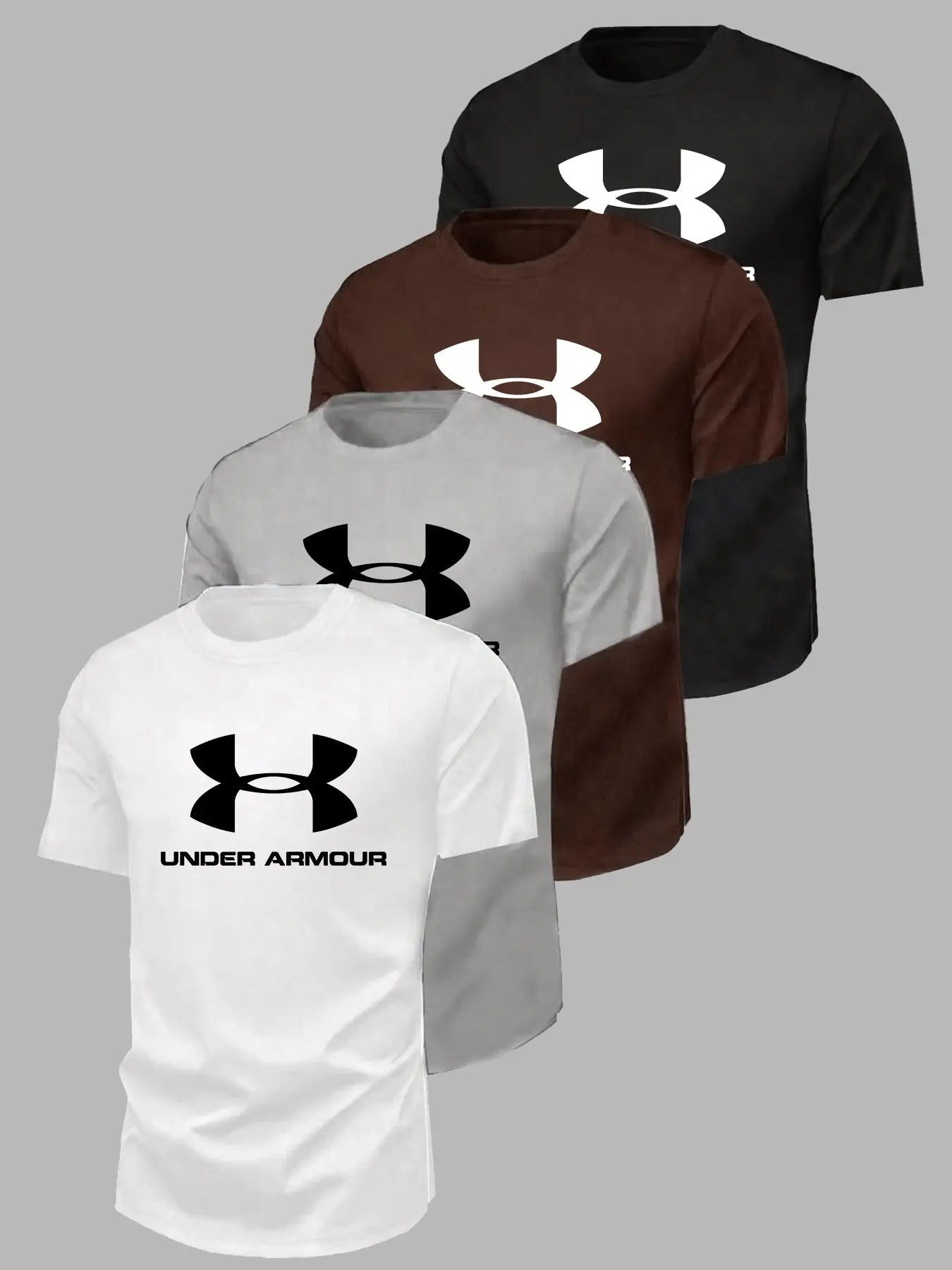 Men'S Retro Fitted Short Sleeve round Neck T-Shirt, Comfortable Casual Summer Top, Versatile Daily Wear Essential