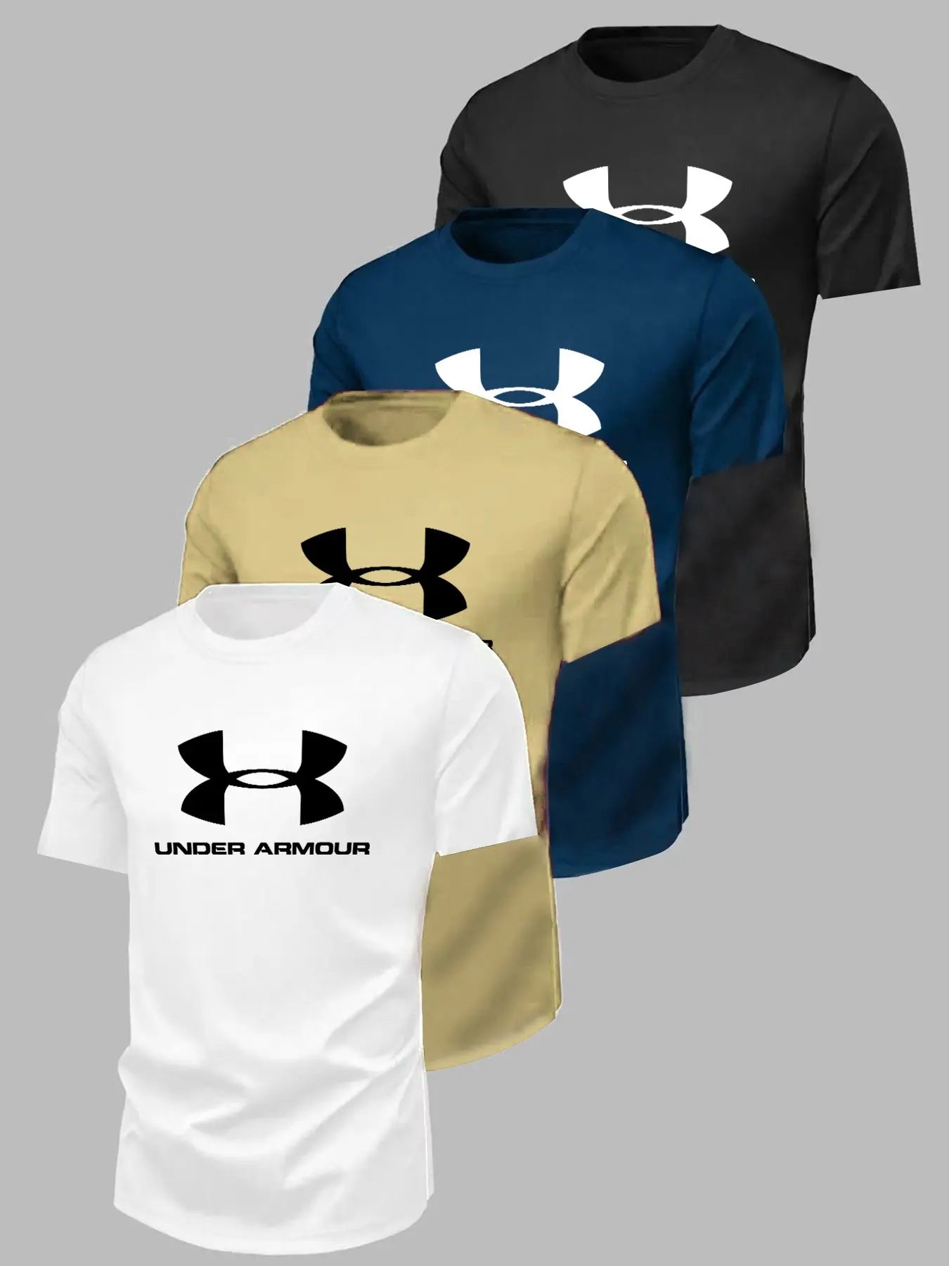 Men'S Retro Fitted Short Sleeve round Neck T-Shirt, Comfortable Casual Summer Top, Versatile Daily Wear Essential