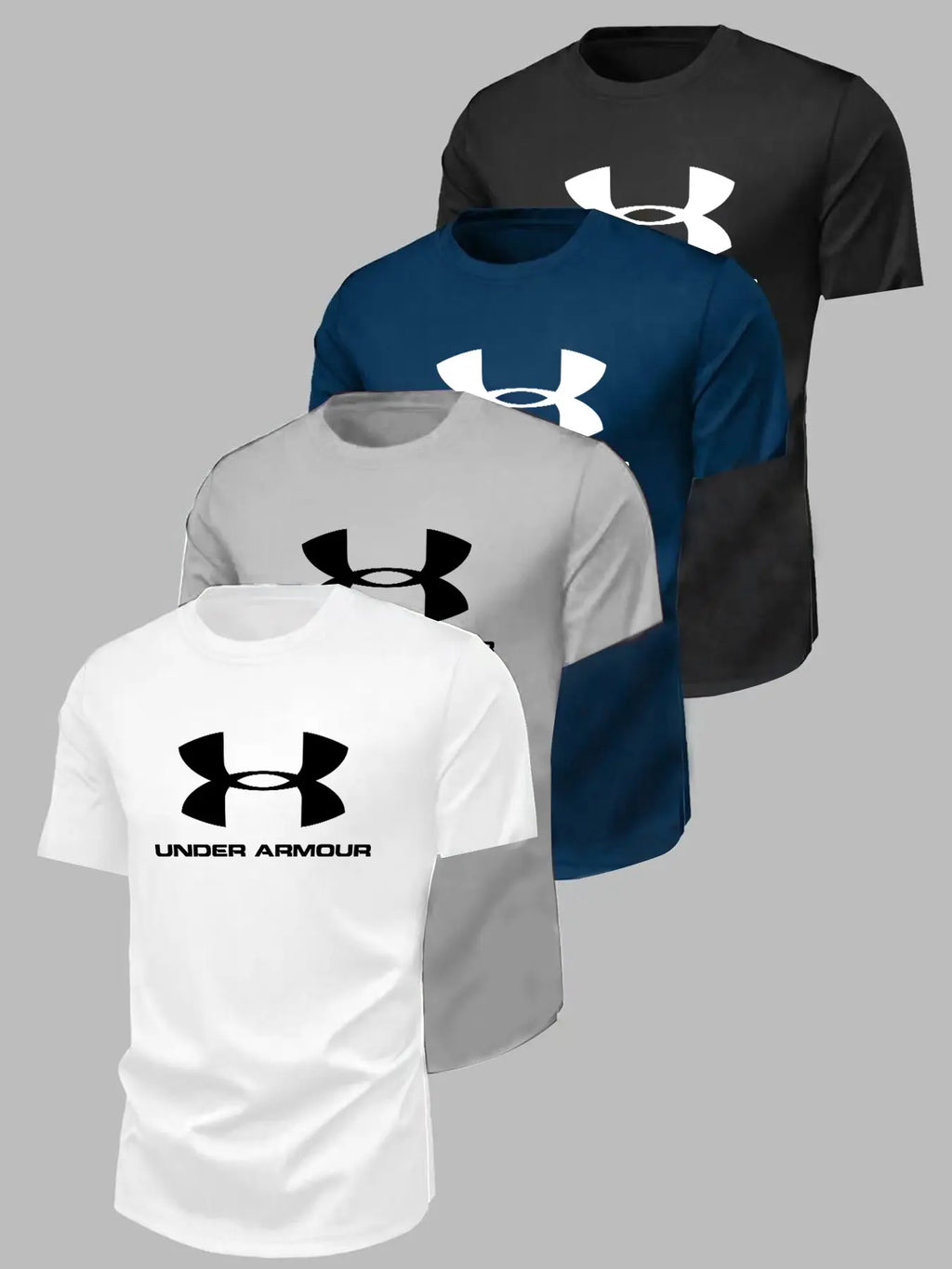 Men'S Retro Fitted Short Sleeve round Neck T-Shirt, Comfortable Casual Summer Top, Versatile Daily Wear Essential